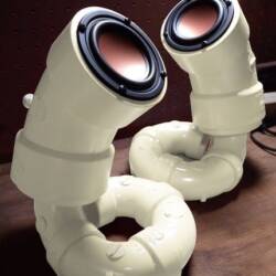 White Sea Cucumbers Audio Speakers Add a Touch of Pipes to Your House